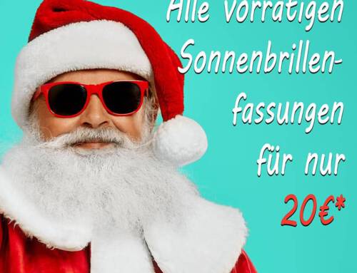 Sonnenbrillenfassungen zum Jahresende im SUPERSALE